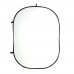 PixaPro Dual Side Collapsible 1.5x2m Background Board (Black/White)
